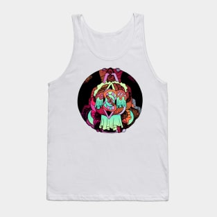 Blue Red Blend Circle of Ornament Tank Top